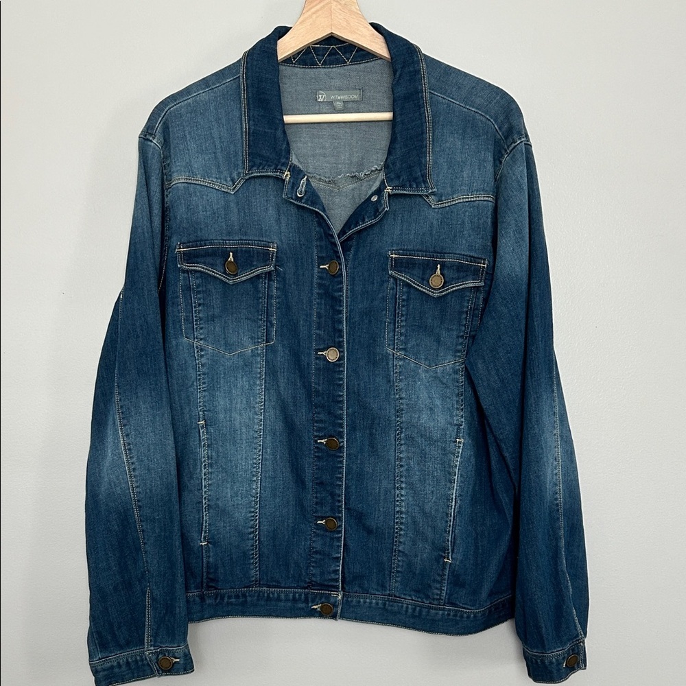 Wit & Wisdom Classic Blue Denim Jacket